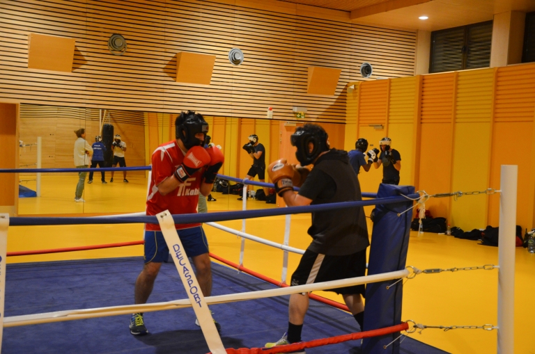 [Photos] Un entraînement de boxe au Gymnase Michelet