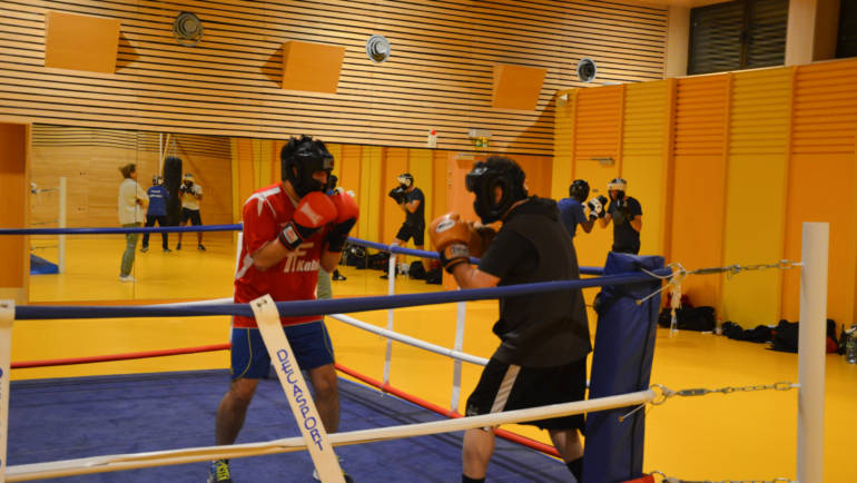 [Photos] Un entraînement de boxe au Gymnase Michelet