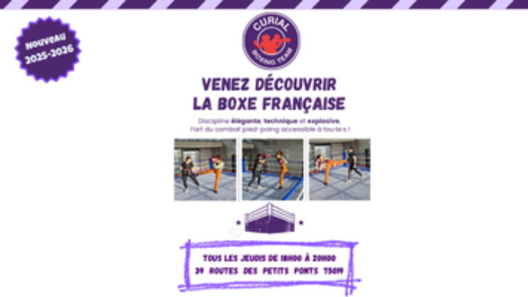 Arrivé de la Boxe Française au sein de la Curial Boxing Team