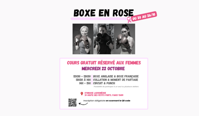 Octobre en Rose à la Curial Boxing Team