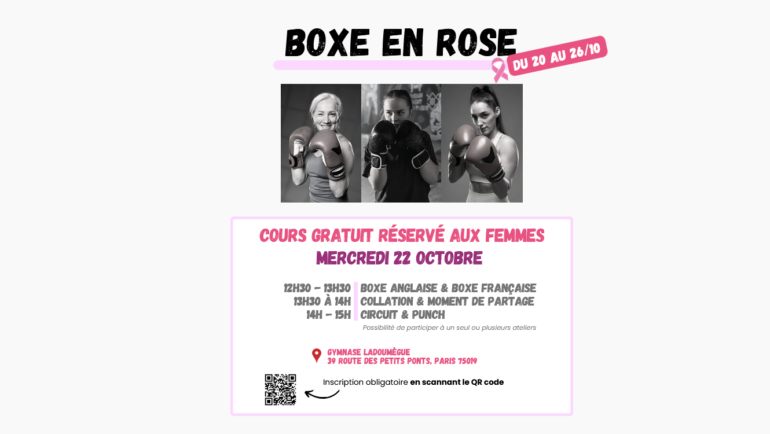 Octobre en Rose à la Curial Boxing Team