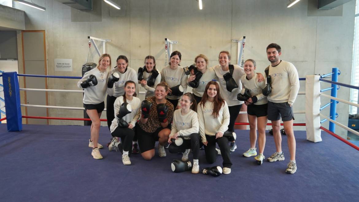 Initiation à la boxe pour l’équipe Smoon